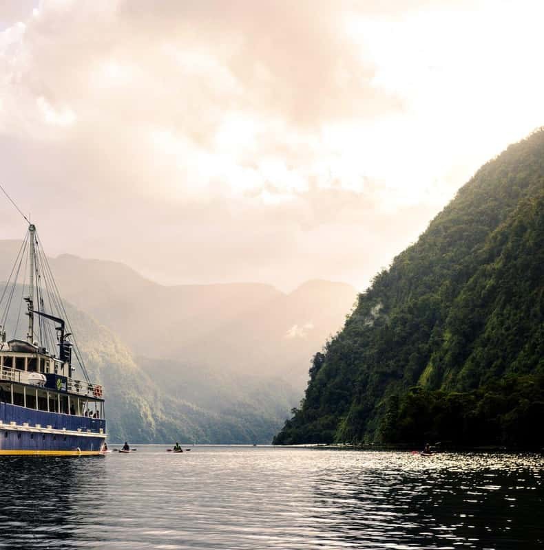 From Manapouri: Doubtful Sound Overnight Cruise