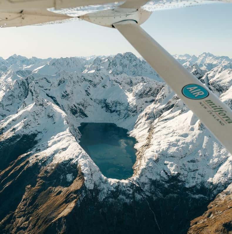 From Queenstown: Milford Sound Flight and Nature Cruise